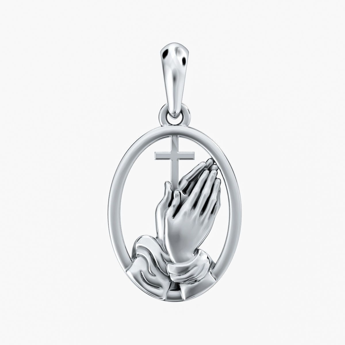 Prayer Hand sterling Silver .925 #805 - Michael M Jewelry